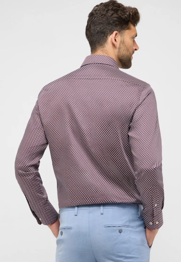 Hemd Twill Langarm rot