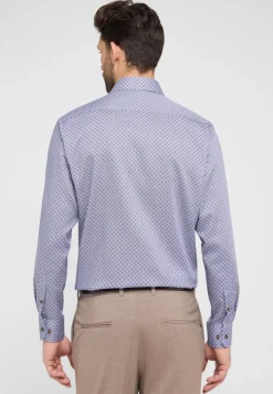 Hemd Twill Langarm walnut