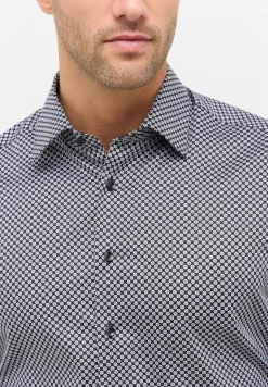 Hemd Twill super langer Arm (72 cm) anthrazit