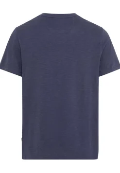 Henley T-Shirt aus reiner Baumwolle night blue