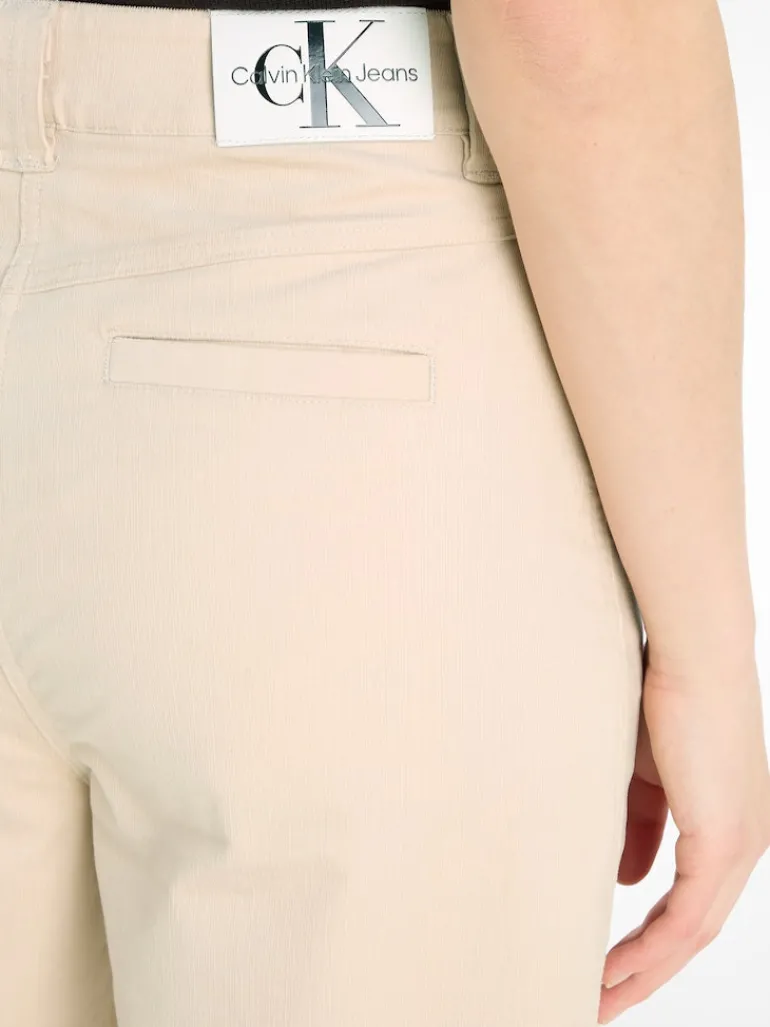 HIGH RISE CORDUROY PANT putty beige