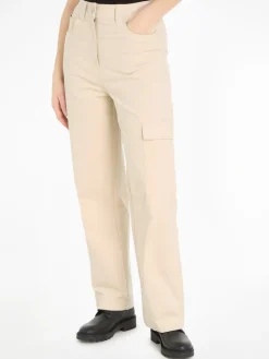 HIGH RISE CORDUROY PANT putty beige