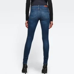 3301 High Skinny Wmn NEW medium blue aged