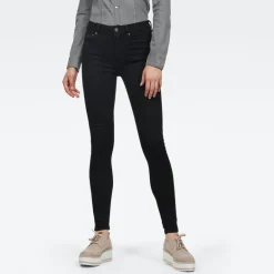 3301 High Skinny Wmn pitch black