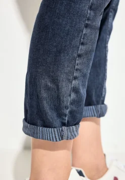 High Waist Jeans mid blue used wash