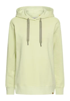 Hoodie aus reiner Baumwolle lime green