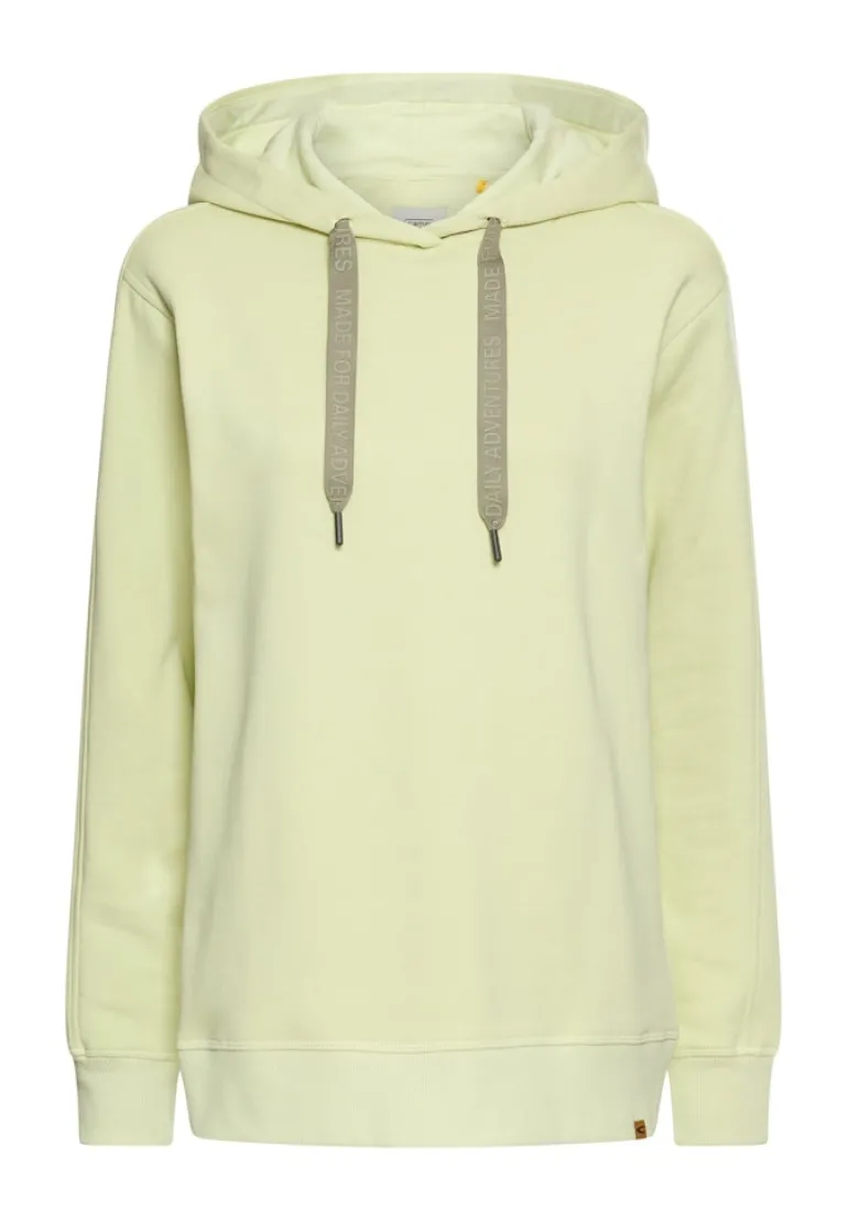 Hoodie aus reiner Baumwolle lime green