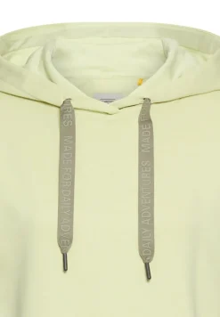 Hoodie aus reiner Baumwolle lime green