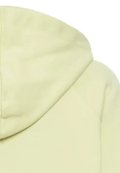 Hoodie aus reiner Baumwolle lime green