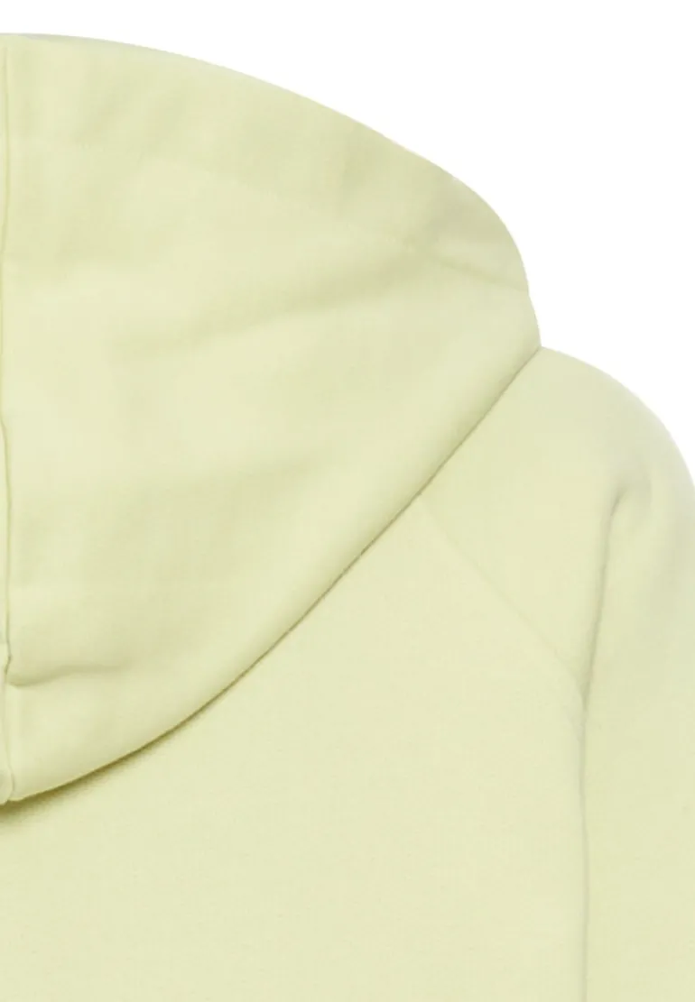 Hoodie aus reiner Baumwolle lime green