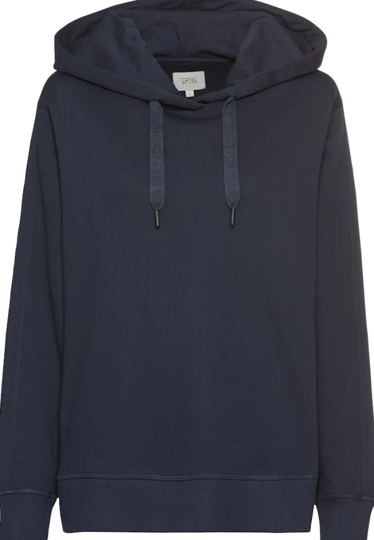 Hoodie aus reiner Baumwolle night blue