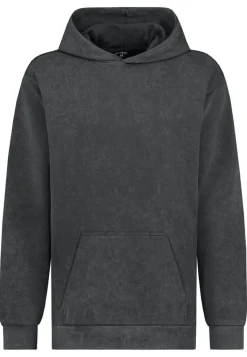 Hoodie mit Backprint anthracite grey