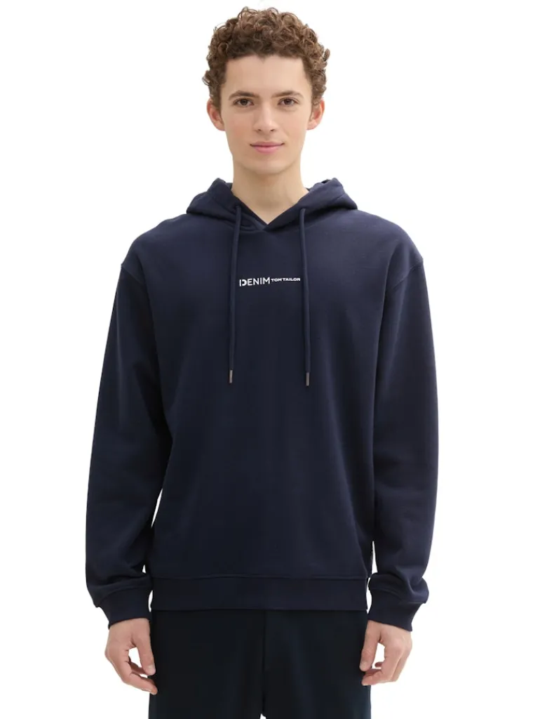 Hoodie mit Bio-Baumwolle sky captain blue