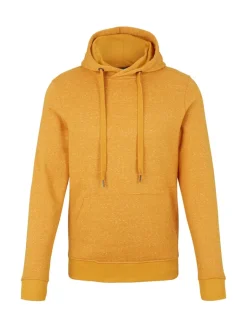 Hoodie mit feinen Streifen flame brown injected stripe