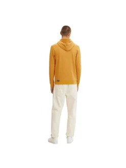 Hoodie mit feinen Streifen flame brown injected stripe