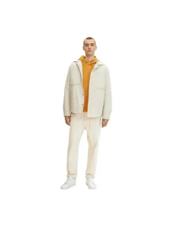 Hoodie mit feinen Streifen flame brown injected stripe