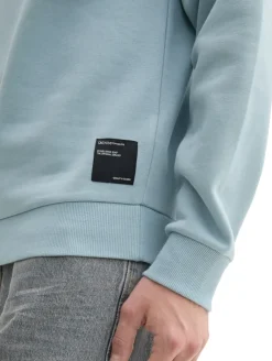 Hoodie mit Logo-Details light grey mint