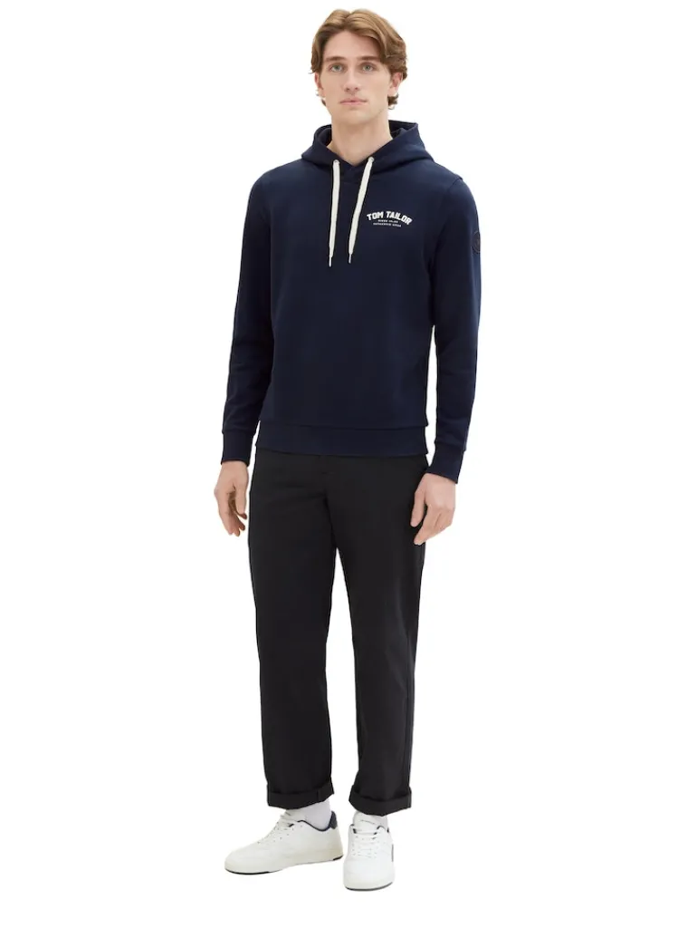 Hoodie mit Logo Print sky captain blue