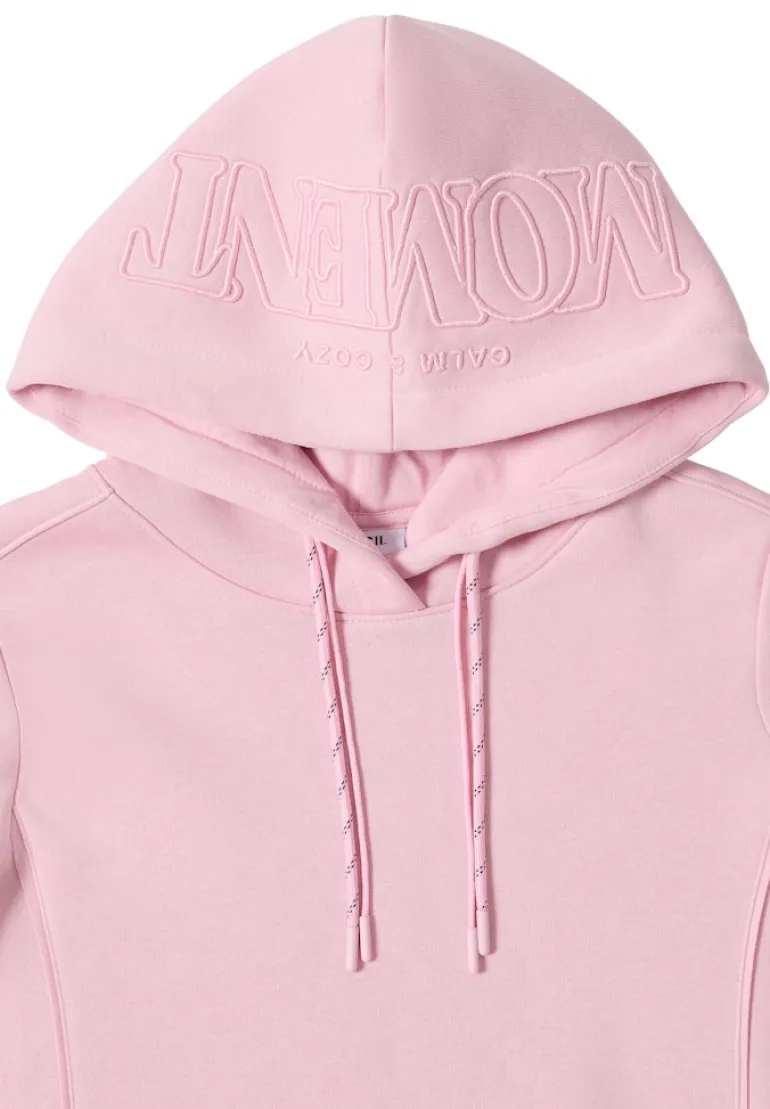 Hoodie mit Stickerei blossom glow