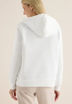 Hoodie mit Wording vanilla white