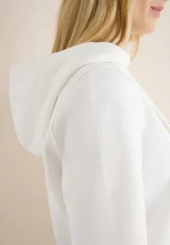 Hoodie mit Wording vanilla white