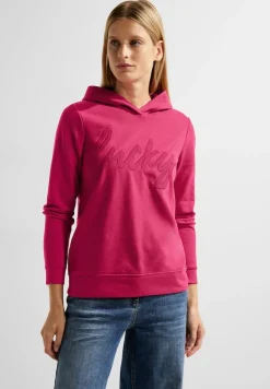 Hoodie Shirt mit Wording cosy coral