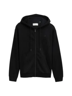 Hoodie Sweatjacke mit Logo-Print black