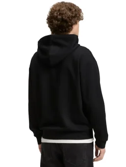 Hoodie Sweatjacke mit Logo-Print black