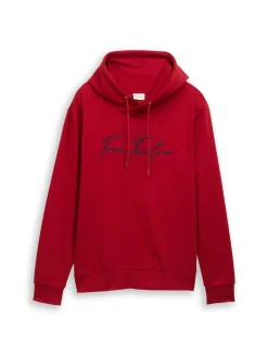 Hoodie Sweatshirt mit Logo-Print coach red