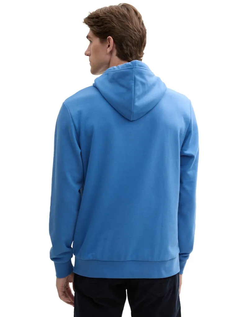 Hoodie Sweatshirt mit Logo-Print midsummer blue