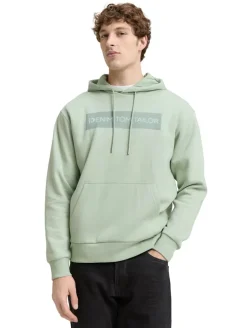 Hoodie Sweatshirt mit Print fresh mint green