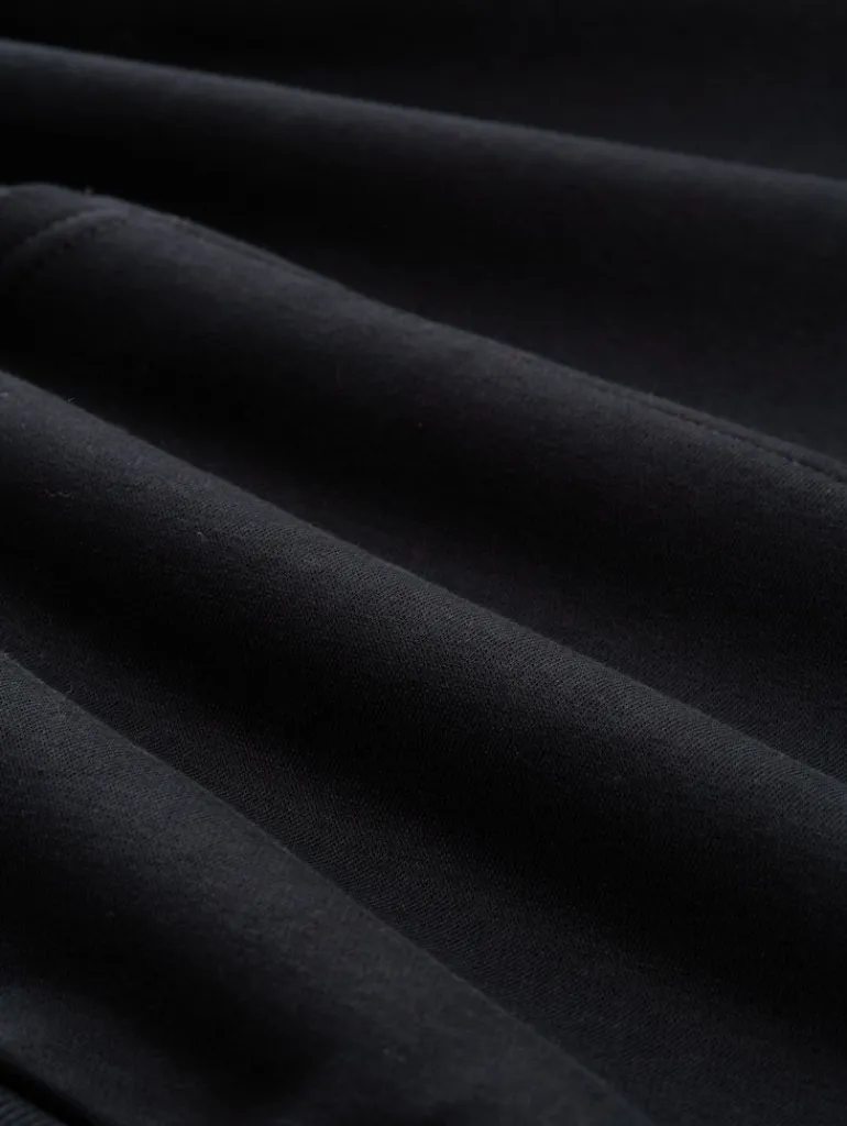 Hoodie Sweatshirt mit Print night watch black