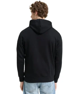 Hoodie Sweatshirt mit Print night watch black