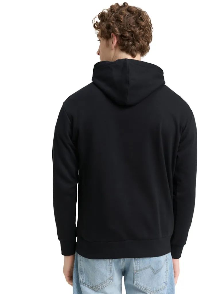 Hoodie Sweatshirt mit Print night watch black