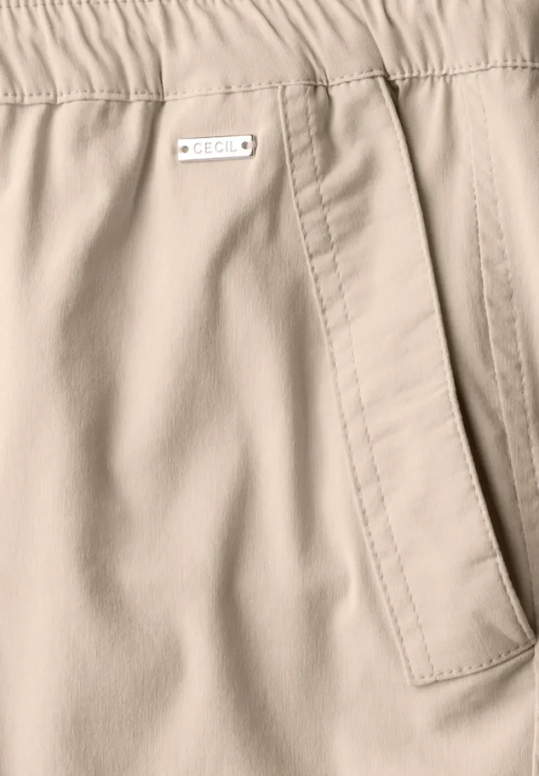 Hose im Casual Fit boulder beige