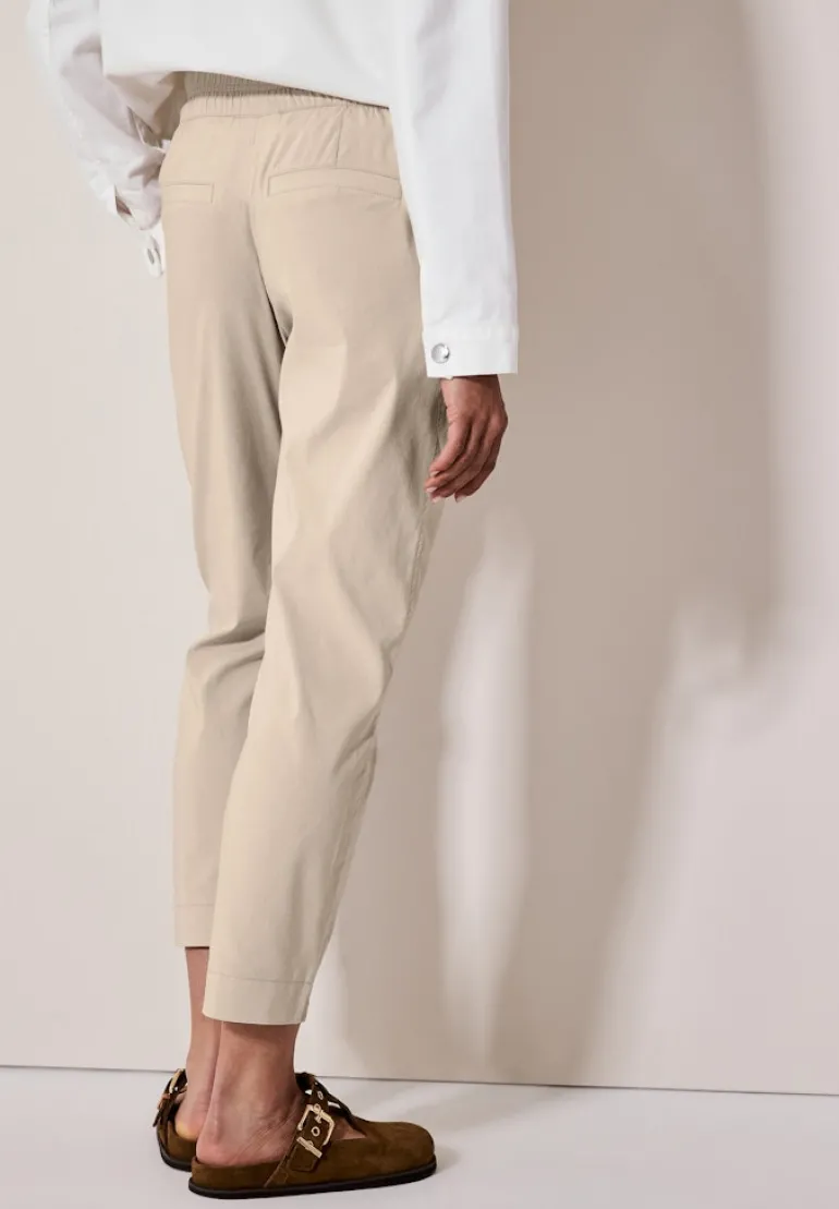 Hose im Casual Fit boulder beige