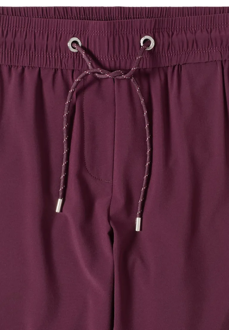 Hose im Casual Fit mulberry red