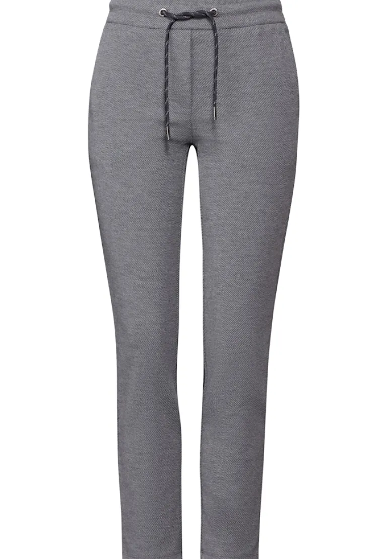 Hose im Casual Fit platinum grey mel.