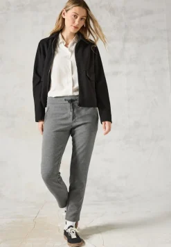 Hose im Casual Fit platinum grey mel.