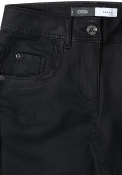 Hose im Leder-Look black