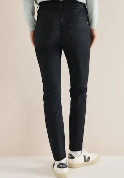 Hose im Leder-Look black