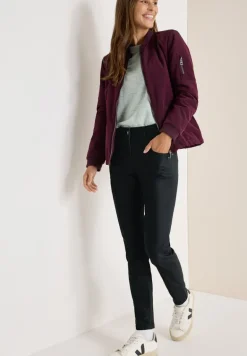 Hose im Leder-Look black