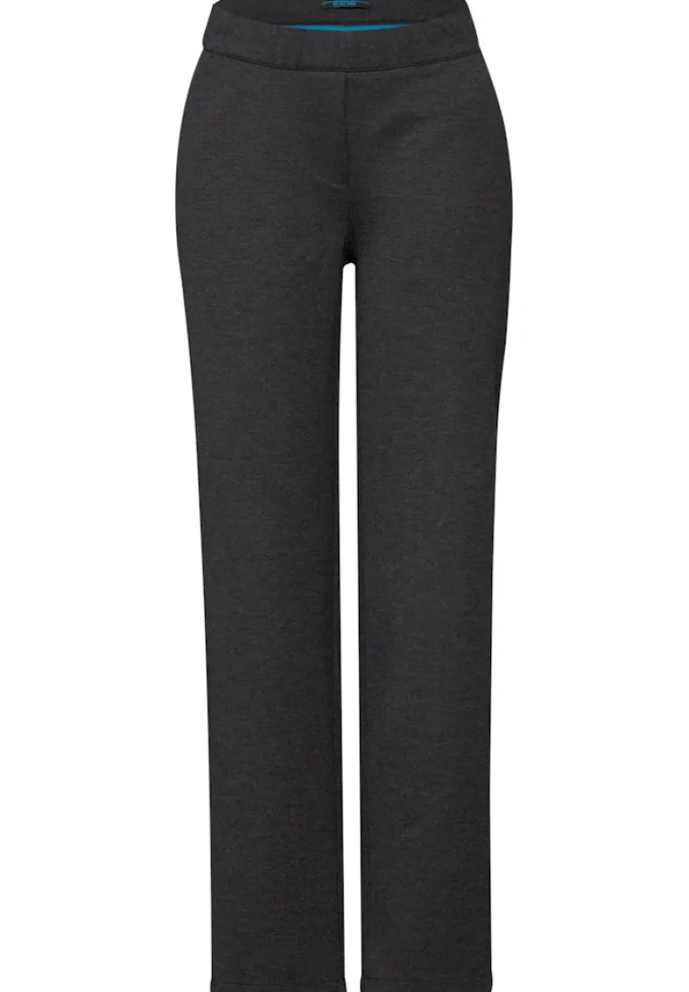 Hose im Loose Fit charcoal grey melange