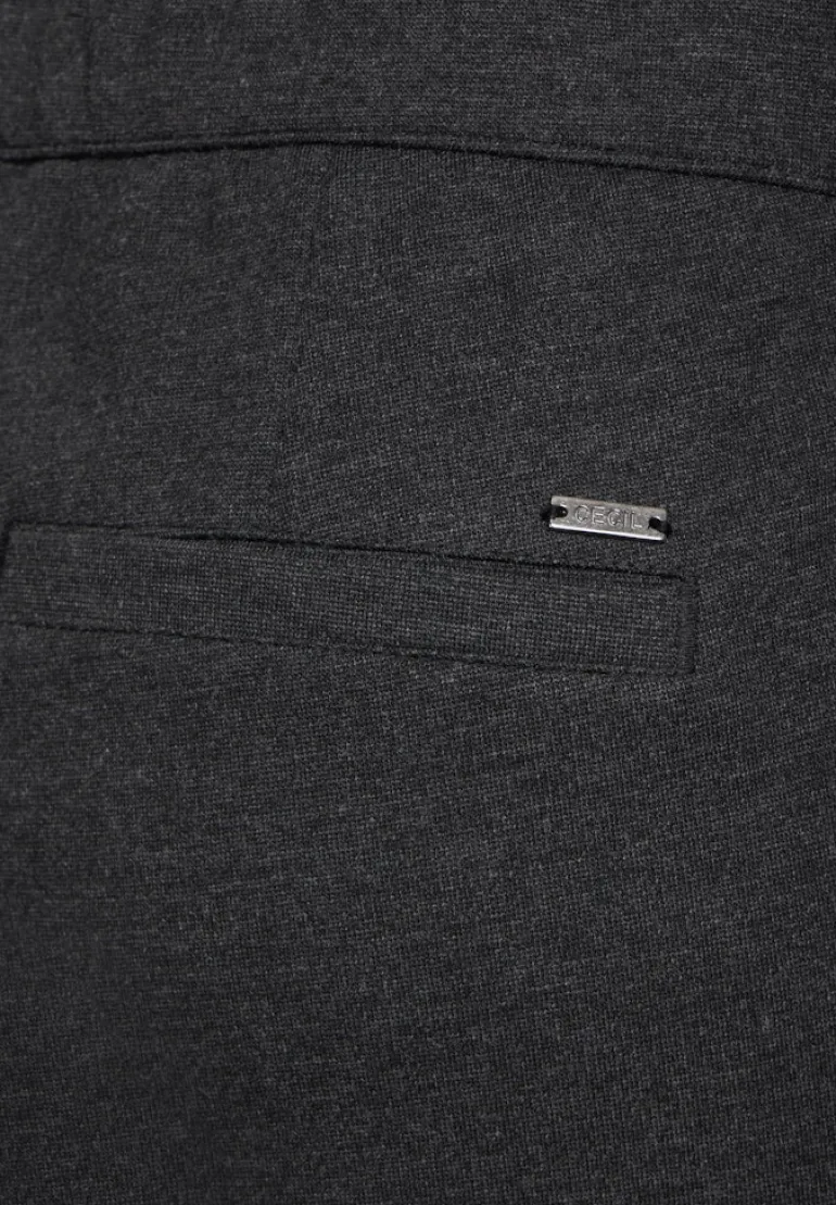 Hose im Loose Fit charcoal grey melange