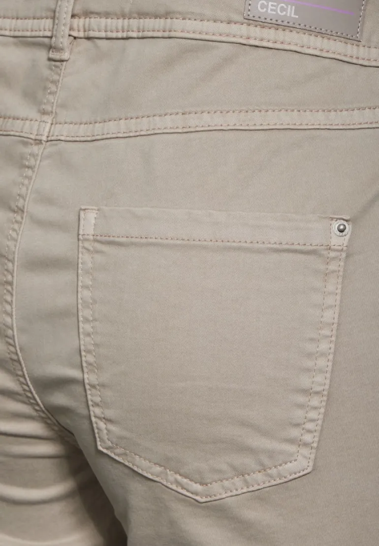 Hose im Slim Fit cozy greige