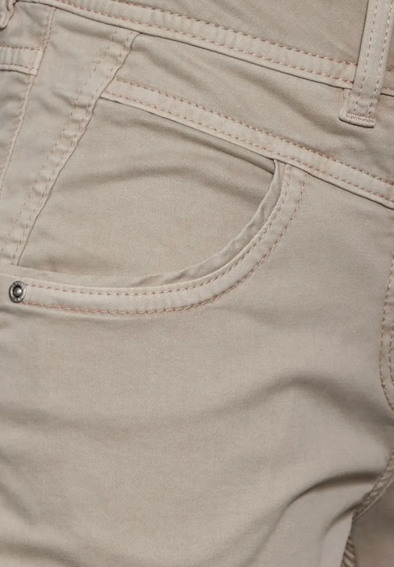 Hose im Slim Fit cozy greige