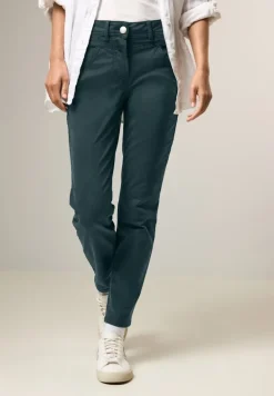 Hose im Slim Fit fir green