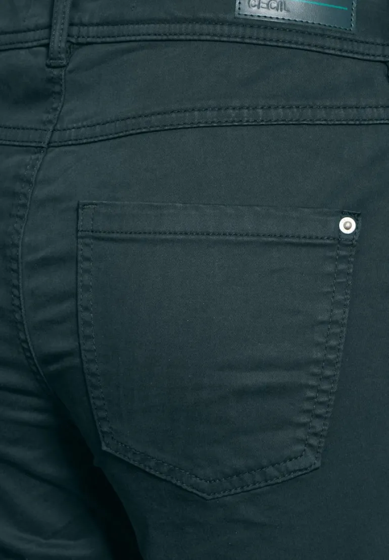 Hose im Slim Fit fir green