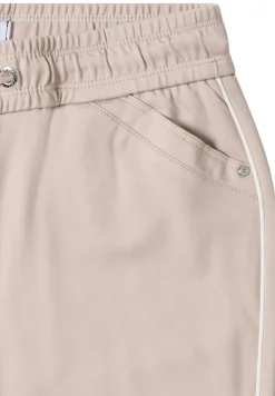 Hose mit Gallonstreifen light sandalwood beige