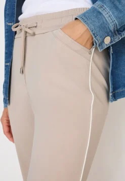 Hose mit Gallonstreifen light sandalwood beige